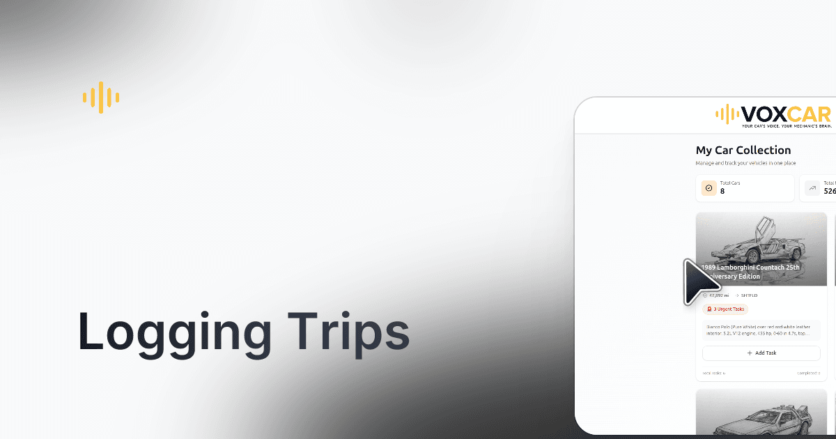 Logging Trips demo preview